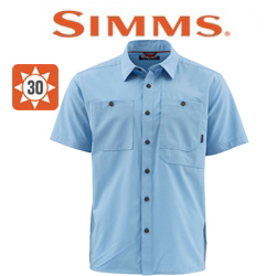 Simms Double Haul SS Shirt, Faded Denim