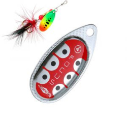 Блесна вращающаяся Mikado Focus №4 - серебро/20