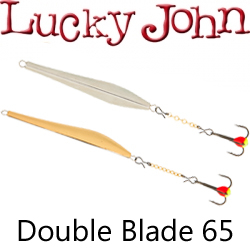 Lucky John Double Blade с цеп. и тр. 65мм