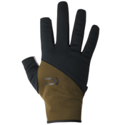 Перчатки Daiwa DG-5324W Windproof Light Game Gloves 2 Pieces Cut (Olive) XL (4550133488160)