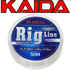 Kaida Rig Line прозрачная 50м