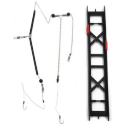 Оснастка фидерная Яман «Лещ №3», отвод 12 см, плетеный шнур 0,25 мм, крючок №6