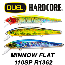 Duel Hardcore Minnow Flat 110SP R1362