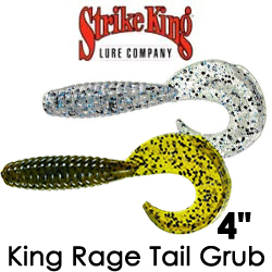 Strike King Rage Tail Grub 4"