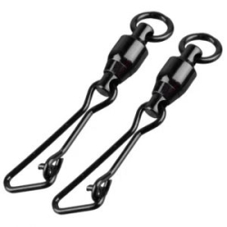 Вертлюг подшипниковый с "hooked snap" №8 12kg (2шт.) Kosadaka 3205BN-8