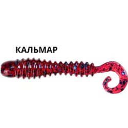 Силиконовая приманка Crazy Fish Active Slug 2" 29-50-73-6 кальмар цв. blue ruby (синий рубин)