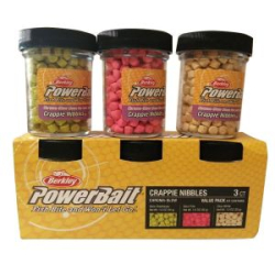 Насадка набор Berkley PowerBait Crappie Nibbles 3 цвета