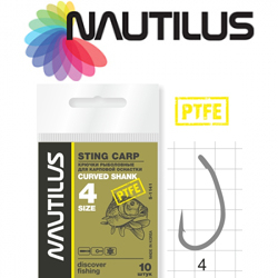 Nautilus Carp Curved Shank 1141PTFE