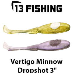 13 Fishing Vertigo Minnow Dropshot 3"