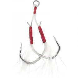 Крючок Assist VMC 7117  AHTI (олово) №01 (3 пары)