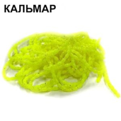 Силиконовая приманка Crazy Fish Nano Worm 9см 86-90-6-6 кальмар цв. chartreuse (шартрез)