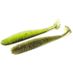 Мягкие приманки Noike Ninja Wobble Shad 4" цв. #131-Green Pumpkin Chart
