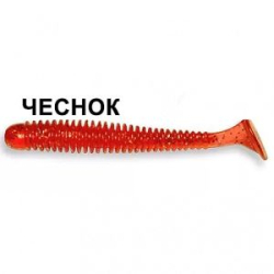 Силиконовая приманка Crazy Fish Vibro Worm 2" 3-50-4-5 чеснок цв. cherry (вишня)
