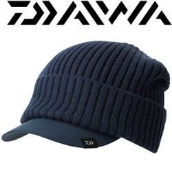 Daiwa DC-9324W Knit Cap With Brim (Navy)