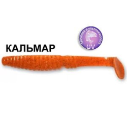 Силиконовая приманка Crazy Fish Scalp Minnow 5.5" 19-130-18-6 кальмар цв. carrot (морковь)