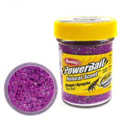 Паста Berkley PowerBait Natural Scent Trout Bait 50 gr Nymph Glitter (1152859)