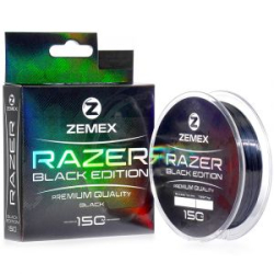 Монофильная леска Zemex Razer Black Edition 150m black - d 0.203 mm, 4.1 kg