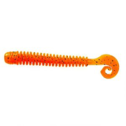 Мягкие приманки LureMax Cheeky Worm 2,5''/6см, LSCW25-008 Fire Carrot (10 шт.)