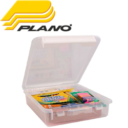 Plano Cubby Cube Pla1313 Storage Box Clr 'P' Wht Latch