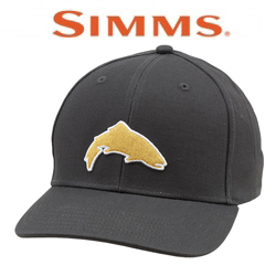 Simms Big Catch Cap, Carbon