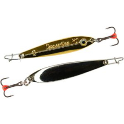 Блесна вертикальная EcoPro Сеголетка 40мм 3,5гр. цвет S/G