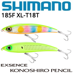 Shimano Exsence Konoshiro Pencil 185F XL-T18T 185mm/95g