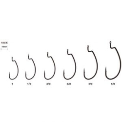 Крючок Ryugi The Standard Hook TC(tef) №3/0