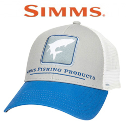 Simms Tarpon Icon Trucker Cap, Rich Blue