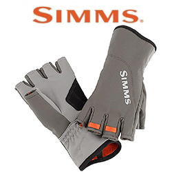 Simms ExStream Half Finger Glove Dk. Gunmetal
