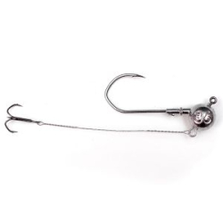 Джиг-головка Fishgames "Коготь" 5/0 со стингером 70 мм. тройник "Барбариан" - 36 гр