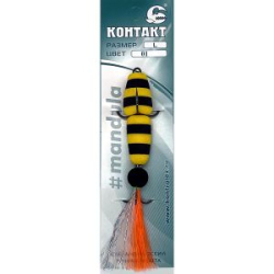 Приманка Мандула Контакт L, цвет 01 ж-ч-ж