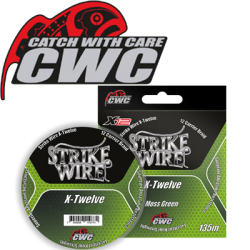 CWC Strike Wire Pred8or X12 135m MossGreen