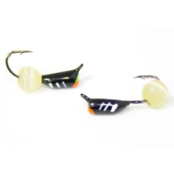 Мормышка Гвоздик №2 (бч)+ кош.глаз желтый(0,45)