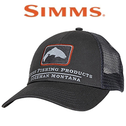 Simms Trout Icon Trucker, Carbon