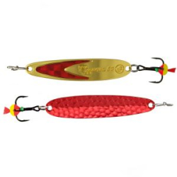 Блесна вертикальная EcoPro "Судачья" 50мм 6гр. красный флекс цв. Rb/GRF