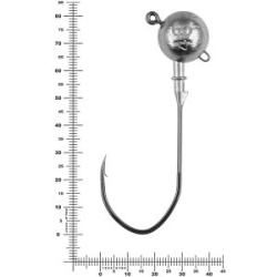 Призёр джиг-головка Stinger Eye Jig 48 гр, кр-к VD-074 №6/0, 3 шт/уп