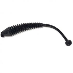 Силиконовая приманка ВАТ ZON worm 50мм цвет черный аром. Краб Уп.8