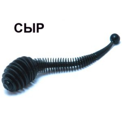 Мягкая приманка Boroda Baits Antares Junior цв. Чёрный, аттр. Сыр, 8 шт./уп.