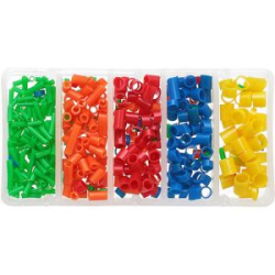 Набор кембриков Mikado короткие, 5-ть цветов (Aрт.AIX-9253)