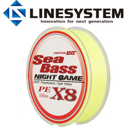 LineSystem Sea Bass X8 Night Game 150m