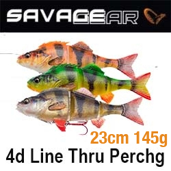 Savage Gear 4d Line Thru Perch 23cm 145g