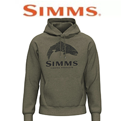 Simms Wood Trout Fill Hoody, Forest