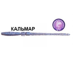 Силиконовая приманка Crazy Fish Cruel Leech 4" 7 шт. 41-100-25-6 кальмар цв. cold pearl (холодная жемчужина)