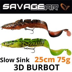 Savage Gear 3D Burbot 250 Slow Sink