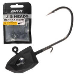 Джиг-головка BKK Refrax Jig - Black (A-EA-3702) 1/4oz - 1/0# (3шт)