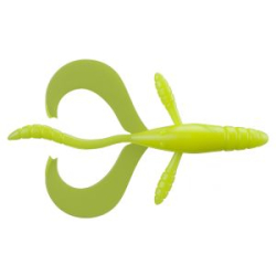 Силиконовая приманка RiverCat Hobbit 65 цвет 102 UV Chartreuse(65 мм, 9 шт./уп.)