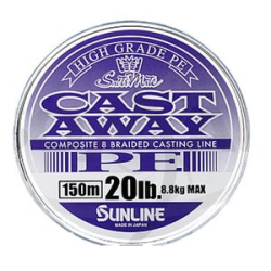 Шнур плетеный Sunline Cast Away PE HG 150m #2.0/30lb 