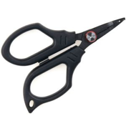 Ножницы для плетёнки с разжимом для заводных колец Lucky John Micro Game (LJ-133-01)