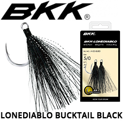 BKK Lone Diablo Bucktail Black