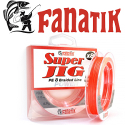 Fanatik Super Jig PE X8 Orange 120m.